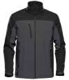 BHS-3 Stormtech Cascades Soft Shell Jacket Dolphin / Black colour image